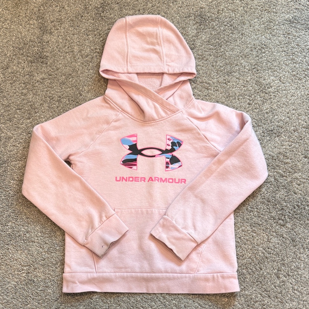 Under Armour | Light Pink Kids Hoodie - Picture 5 of 5